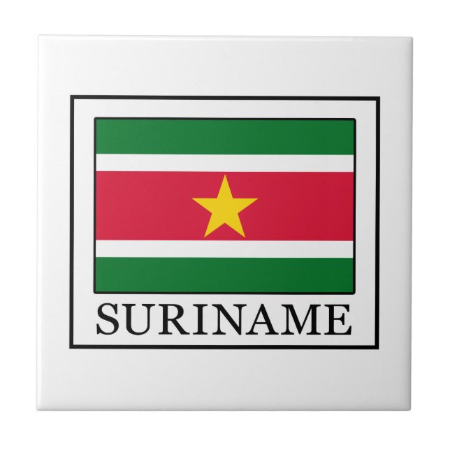 Suriname Ceramic Tile (Front)