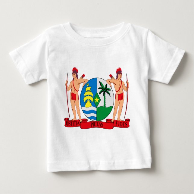Suriname Coat of Arms Baby T-Shirt (Front)