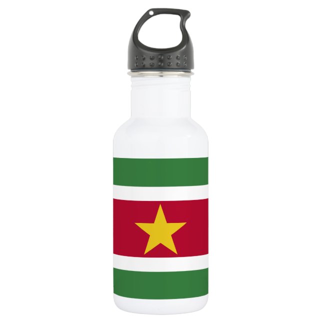 Suriname Flag 532 Ml Water Bottle (Front)