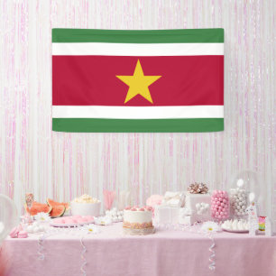 Suriname flag banner