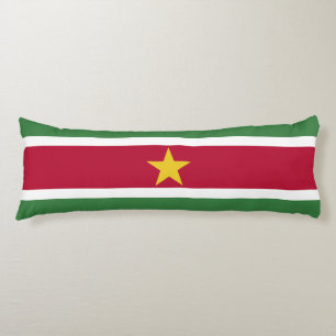 Suriname Flag Body Cushion