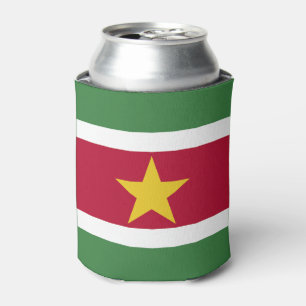 Suriname Flag Can Cooler