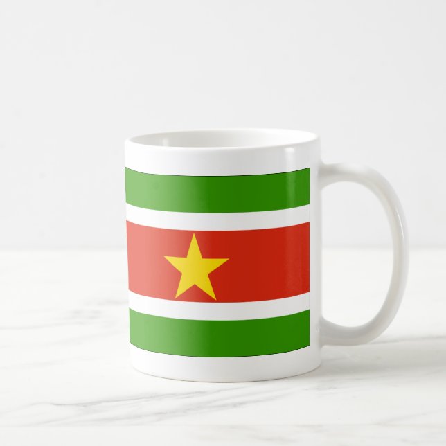 Suriname Flag Coffee Mug (Right)