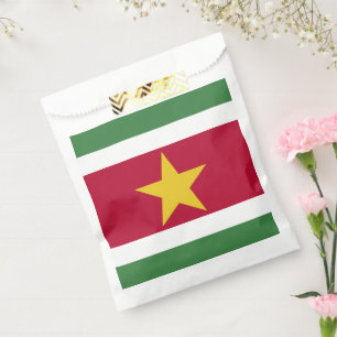Suriname flag favour bag