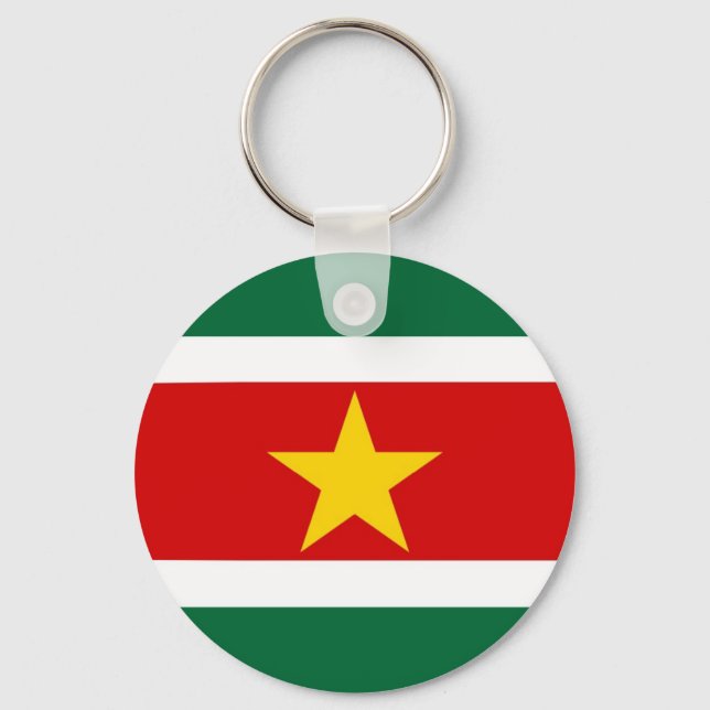 Suriname flag key ring (Front)