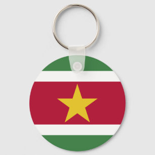 Suriname Flag Key Ring