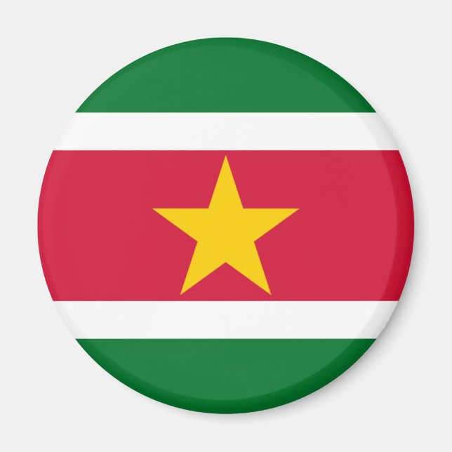 Suriname Flag Magnet (Front)