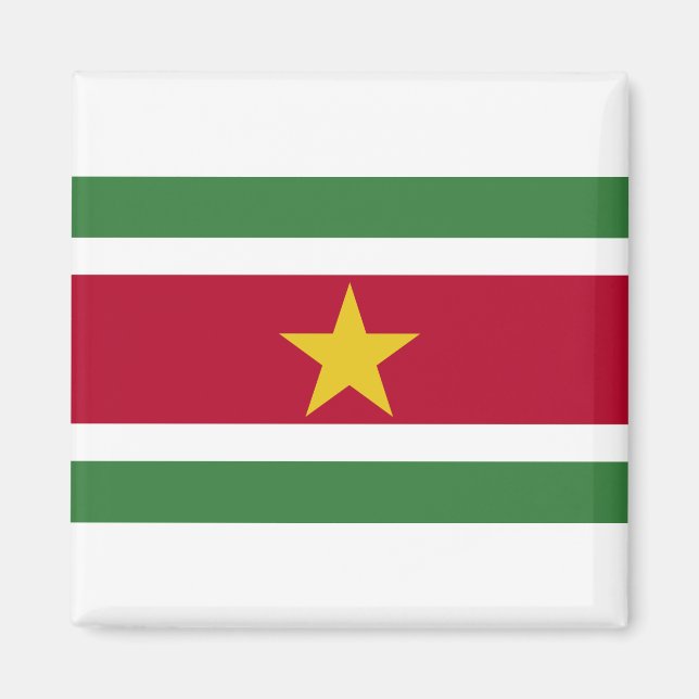 Suriname Flag Magnet (Front)