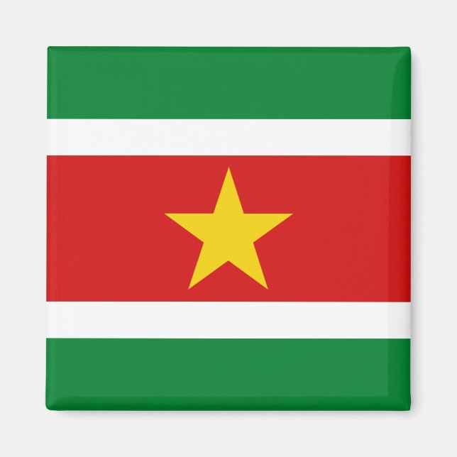 Suriname Flag Magnet (Front)