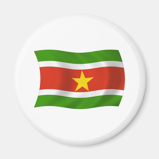 Suriname Flag Magnet (Front)