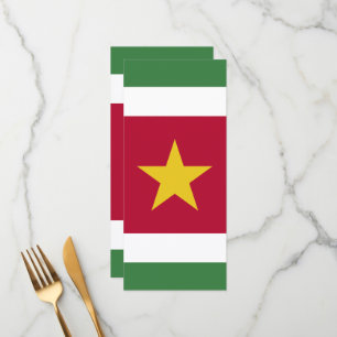 Suriname flag menu