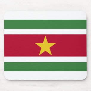 Suriname Flag Mouse Pad