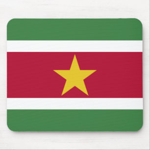 Suriname Flag Mouse Pad