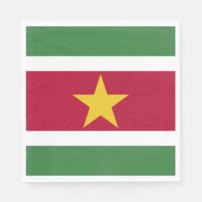 Suriname Flag Napkin (Front)