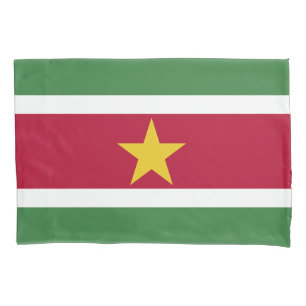 Suriname Flag Pillowcase
