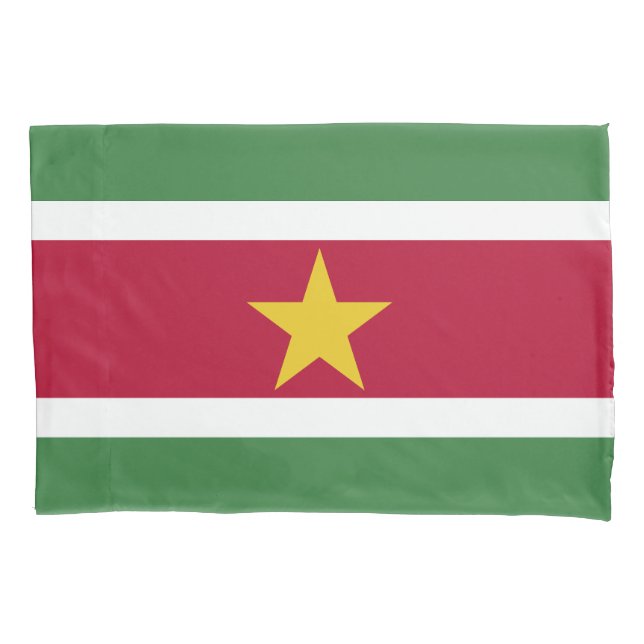 Suriname Flag Pillowcase (Front)