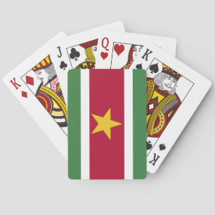Suriname Flag Playing Cards