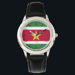Suriname Flag Watch<br><div class="desc">Patriotic flag of Suriname.</div>