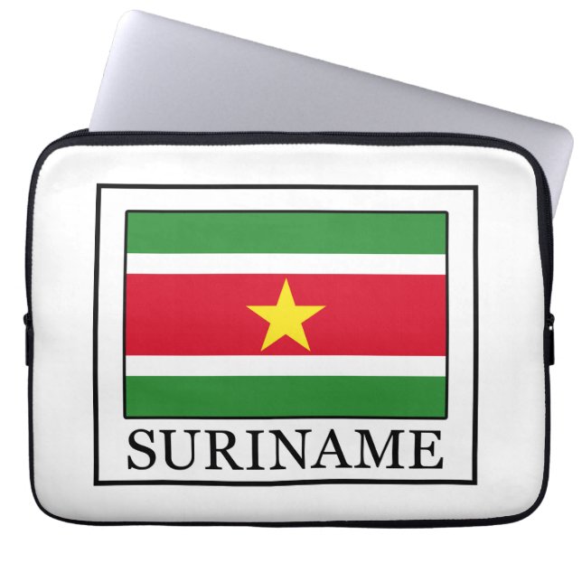 Suriname laptop sleeve (Front)