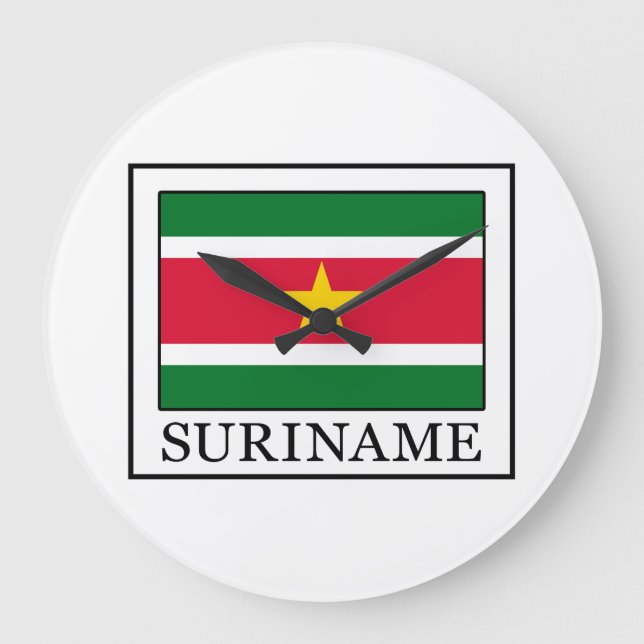 Suriname Large Clock (Front)