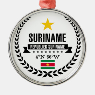 Suriname Metal Tree Decoration