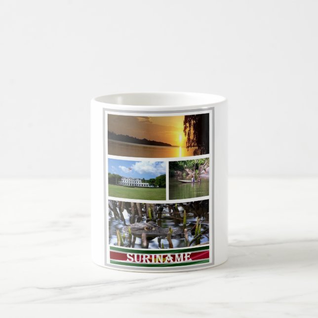 Suriname - Mosaic - Coffee Mug (Center)