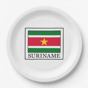 Suriname Paper Plate