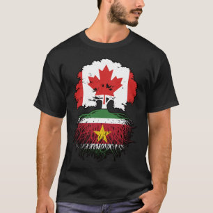Suriname Surinamese Canadian Canada Tree Roots T-Shirt