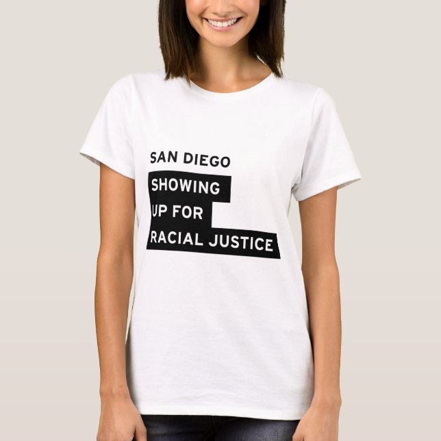 SURJ San Diego Logo Wear T-Shirt (Front)