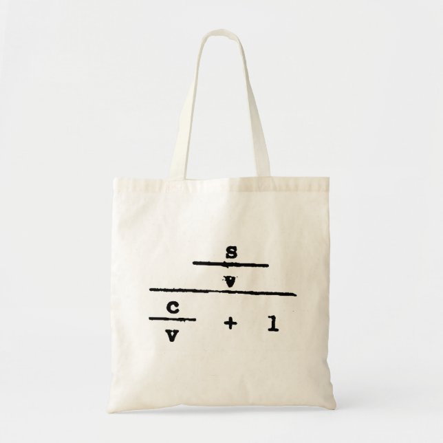 Surplus Value Tote Bag (Front)