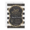 Surprise 50th Birthday Invitation. Gold Glitter