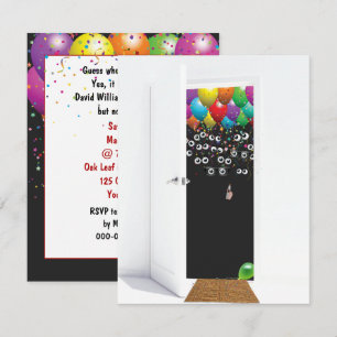 Surprise 50th Birthday Party Door Invitation