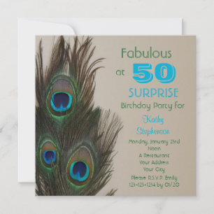 Surprise 50th Birthday Party Invitation Fabulous