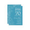 Surprise 70th Birthday - Floral Light Blue
