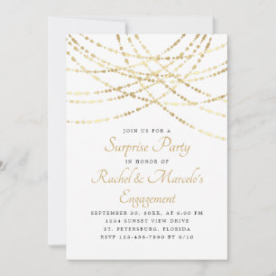 Surprise Anniversary Engagement Party Invitation