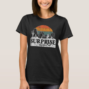 Surprise, AZ Arizona Vintage sunset cactus mountai T-Shirt