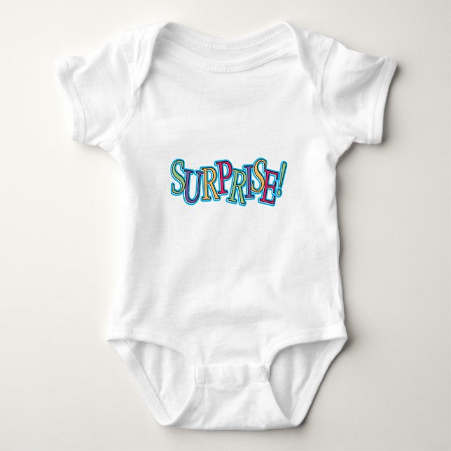 Surprise! Baby Bodysuit (Front)