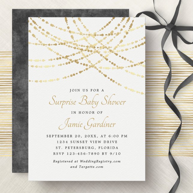 Surprise Baby Shower Gender Neutral Invitation (Creator Uploaded)