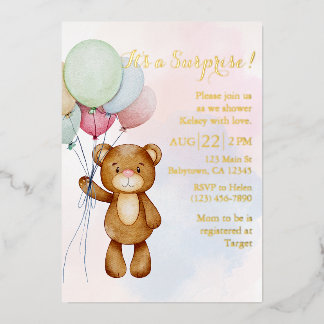 Surprise Baby Shower invitation