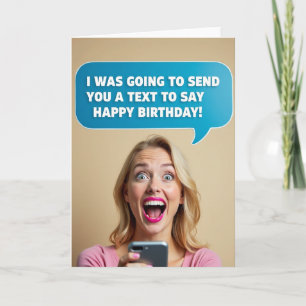 Surprise Birthday Card