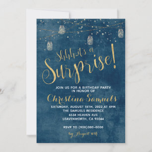 Surprise Birthday Invitation