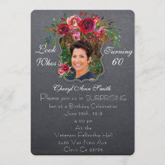 Surprise Birthday  Invitation - Womens #  Birthday