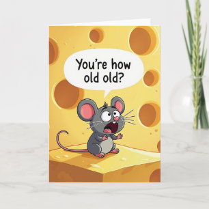 Surprise Birthday Mouse Block Card