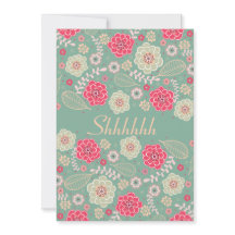 Surprise Birthday Party Chic Funky Modern Floral