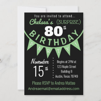 Surprise Birthday Party Invitation
