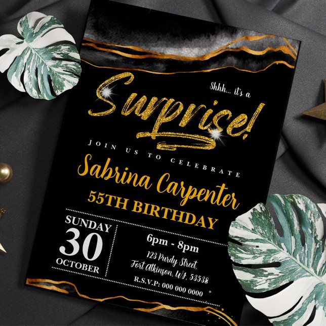 Surprise Birthday Party Invitation  (Creator Uploaded)