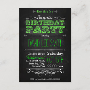 Surprise Birthday Party Invitation