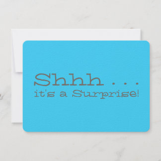Surprise Birthday Party Invitation - Shhh...
