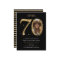 Surprise black and Gold Glitter 70th Birthday