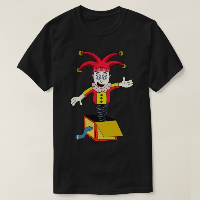 Surprise box with a clown T-Shirt (Design Front)